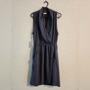 Aritzia Wilfred NWT Sabine Dress Faux-Wrap Mini dress with pockets size XS